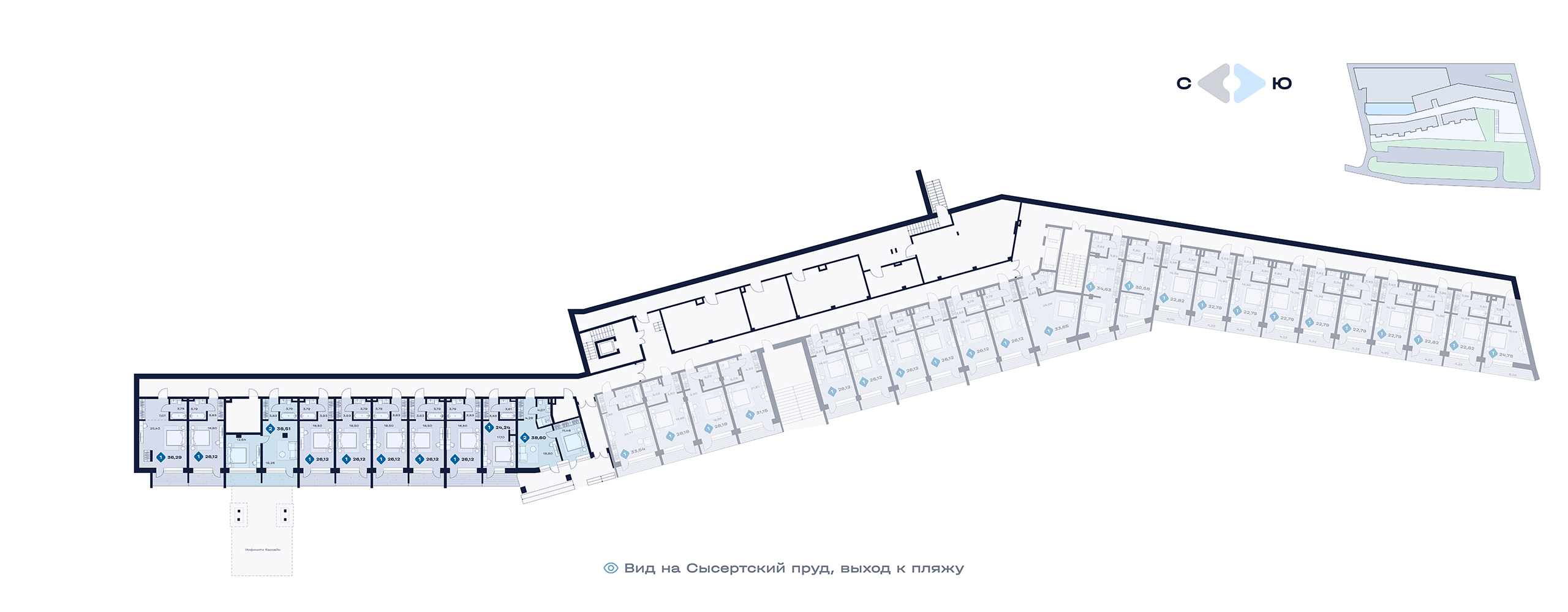 План этажа — апартаменты №2