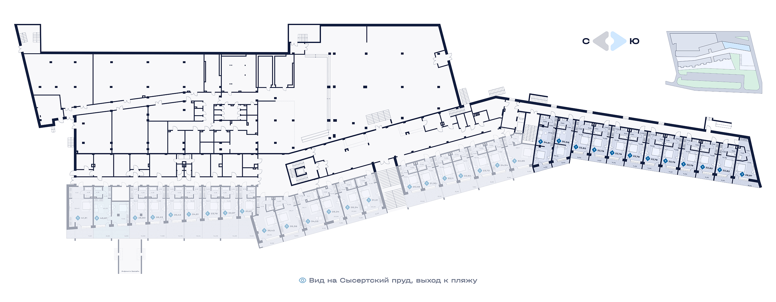 План этажа — апартаменты №79